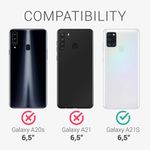 Husa Kwmobile pentru Samsung Galaxy A21s, Silicon, Verde, 52494.171 fotografia produsului View 3 S