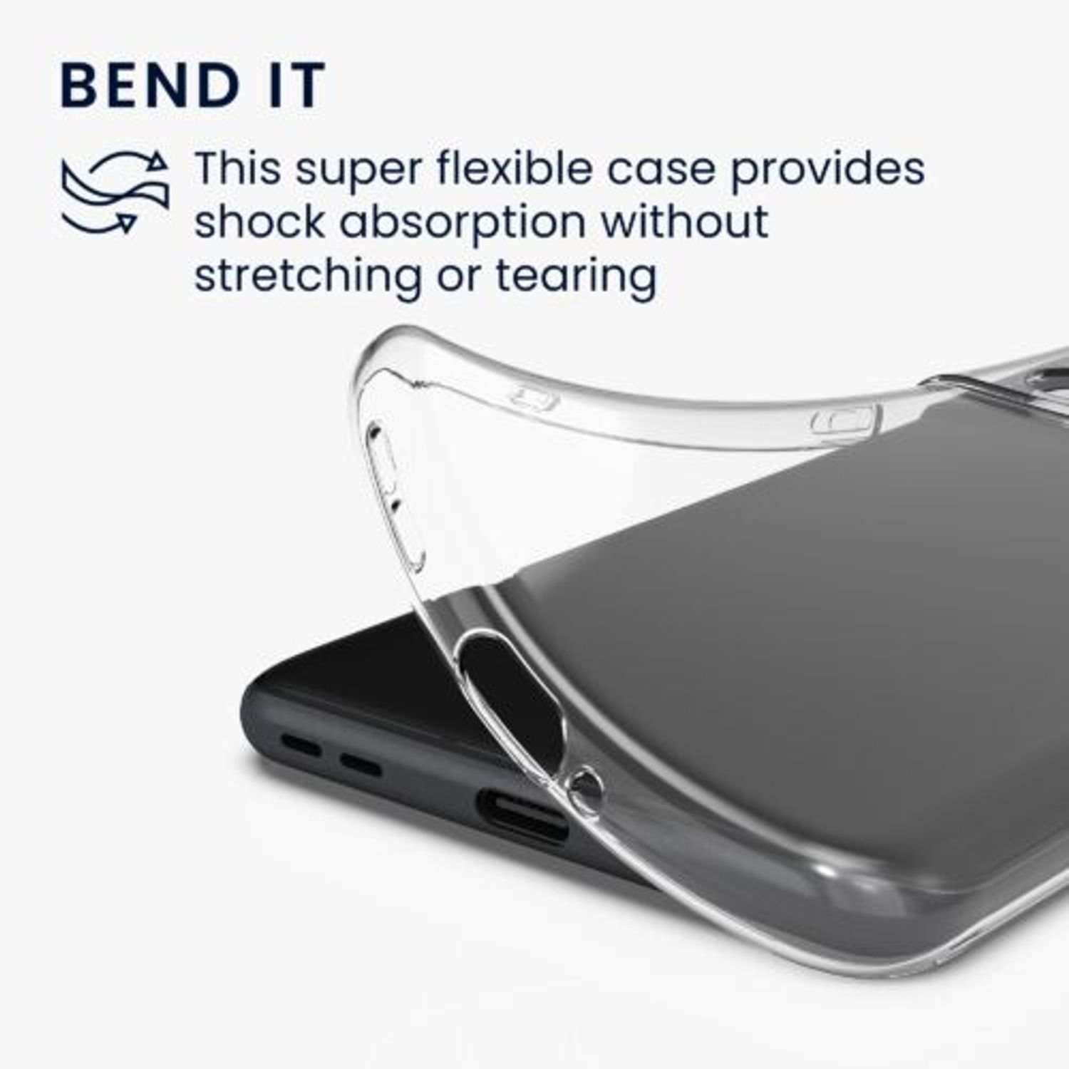 Husa Kwmobile pentru OnePlus 10 Pro, Silicon, Transparent, 57248.03 fotografia produsului View 2 L
