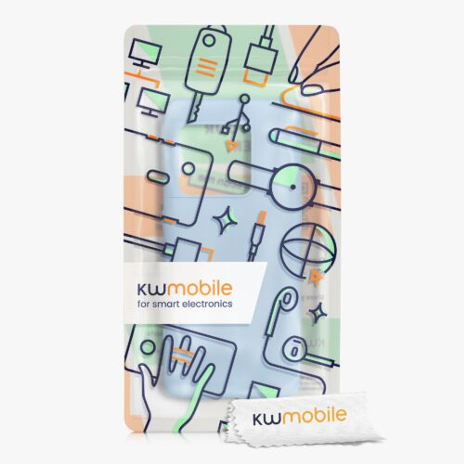 Husa Kwmobile pentru OnePlus 10 Pro, Silicon, Albastru, 57245.58 fotografia produsului View 7 L
