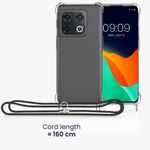 Husa Kwmobile pentru OnePlus 10 Pro, Silicon, Transparent/Negru, 57253.01 fotografia produsului View 12 S