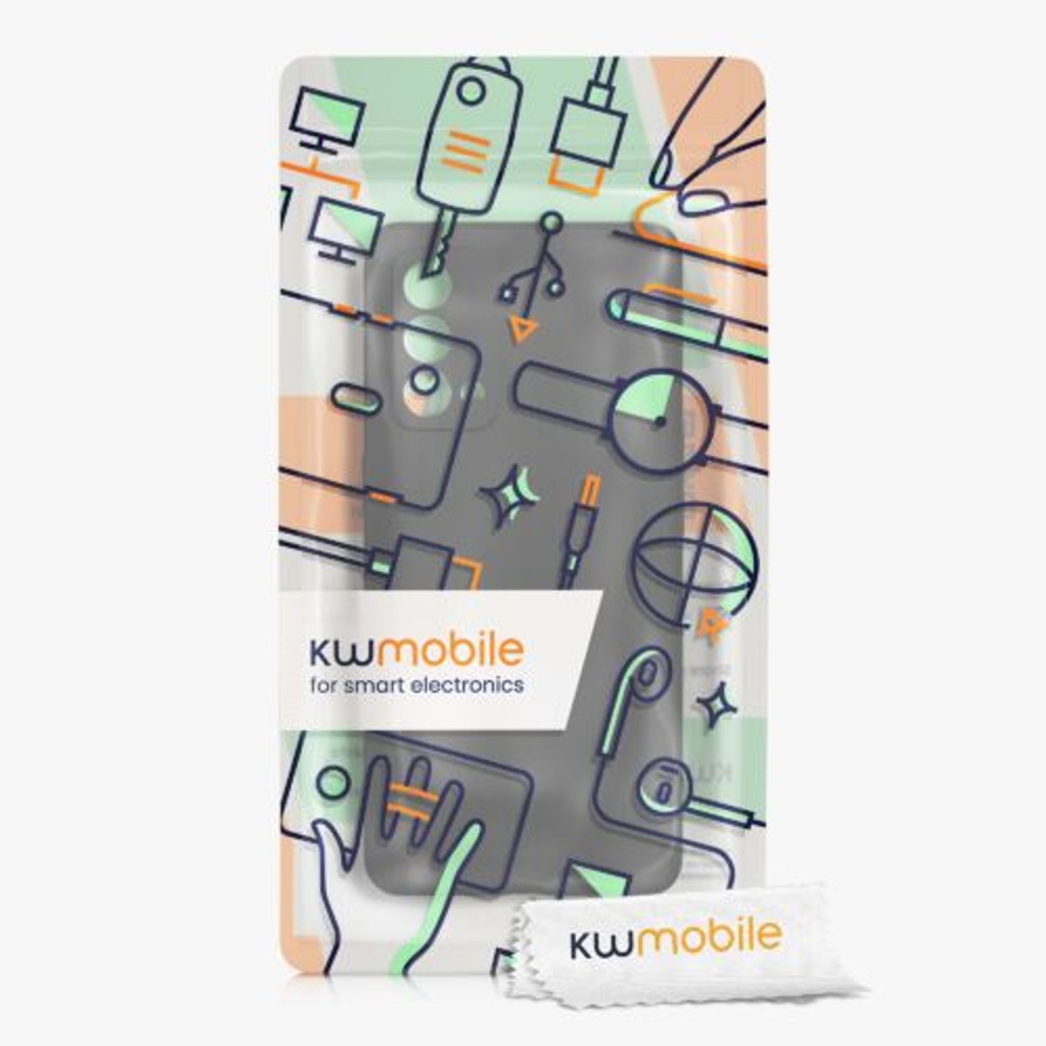 Husa Kwmobile pentru Realme GT Master Edition, Silicon, Negru, 57249.47 fotografia produsului View 6 L