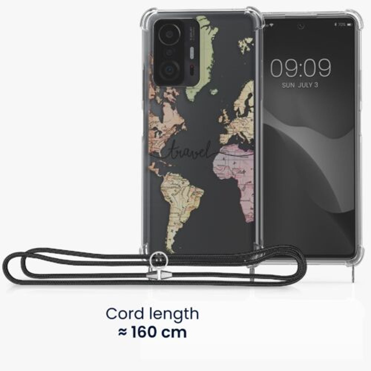 Husa Kwmobile pentru Xiaomi 11T/11T Pro, Silicon, Multicolor, 56522.05 fotografia produsului View 5 L