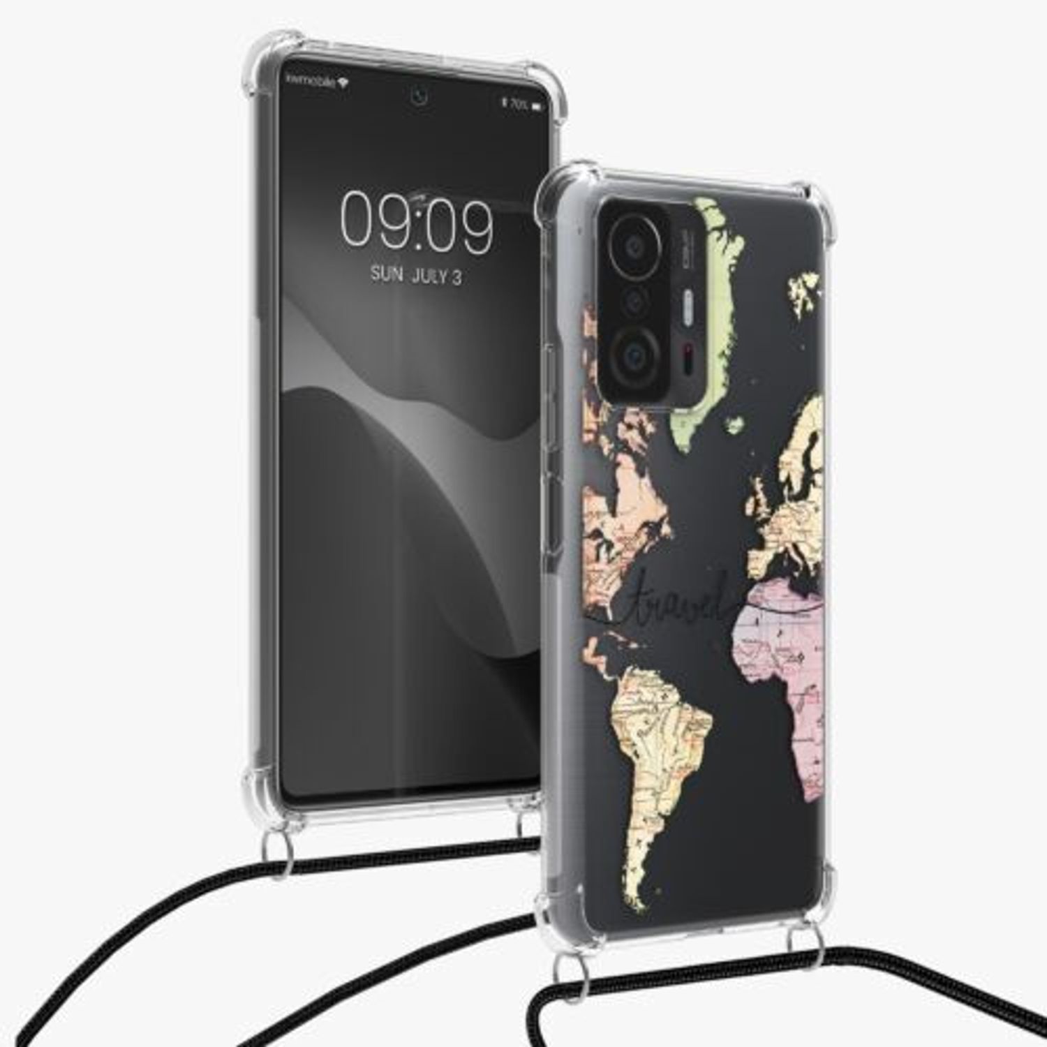 Husa Kwmobile pentru Xiaomi 11T/11T Pro, Silicon, Multicolor, 56522.05 fotografia produsului View 6 L