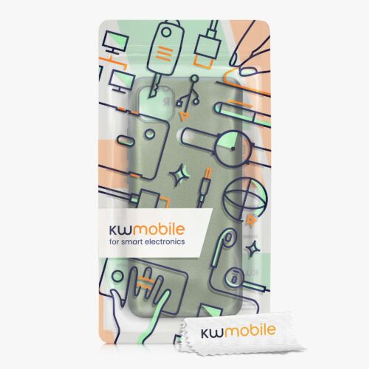 Husa Kwmobile pentru Xiaomi Redmi 9C, Silicon, Verde, 57281.233 fotografia produsului View 7 L
