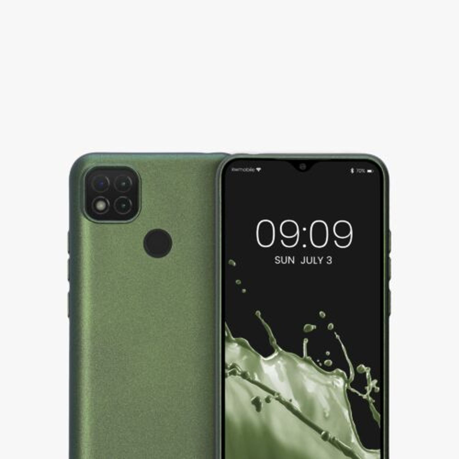 Husa Kwmobile pentru Xiaomi Redmi 9C, Silicon, Verde, 57281.233 fotografia produsului View 6 L