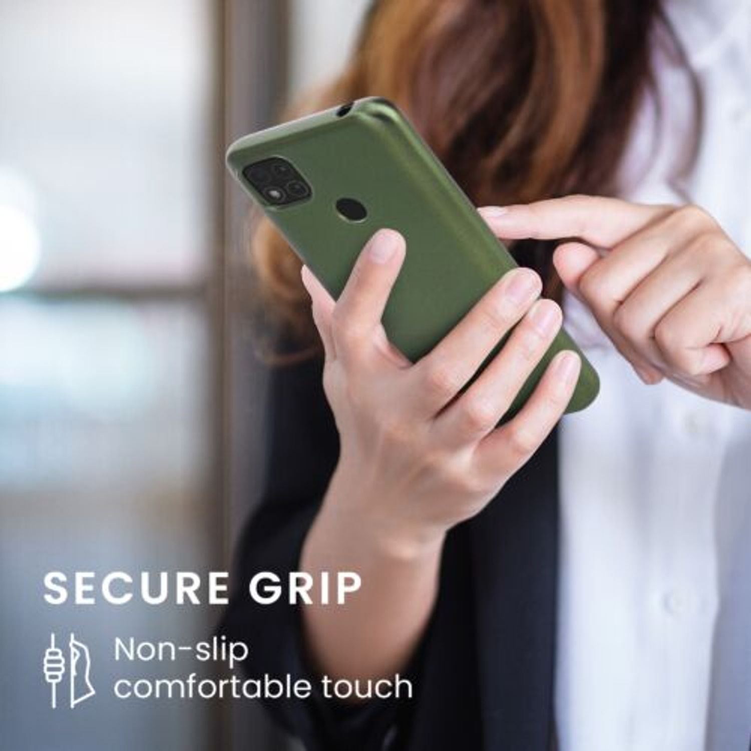 Husa Kwmobile pentru Xiaomi Redmi 9C, Silicon, Verde, 57281.233 fotografia produsului View 9 L
