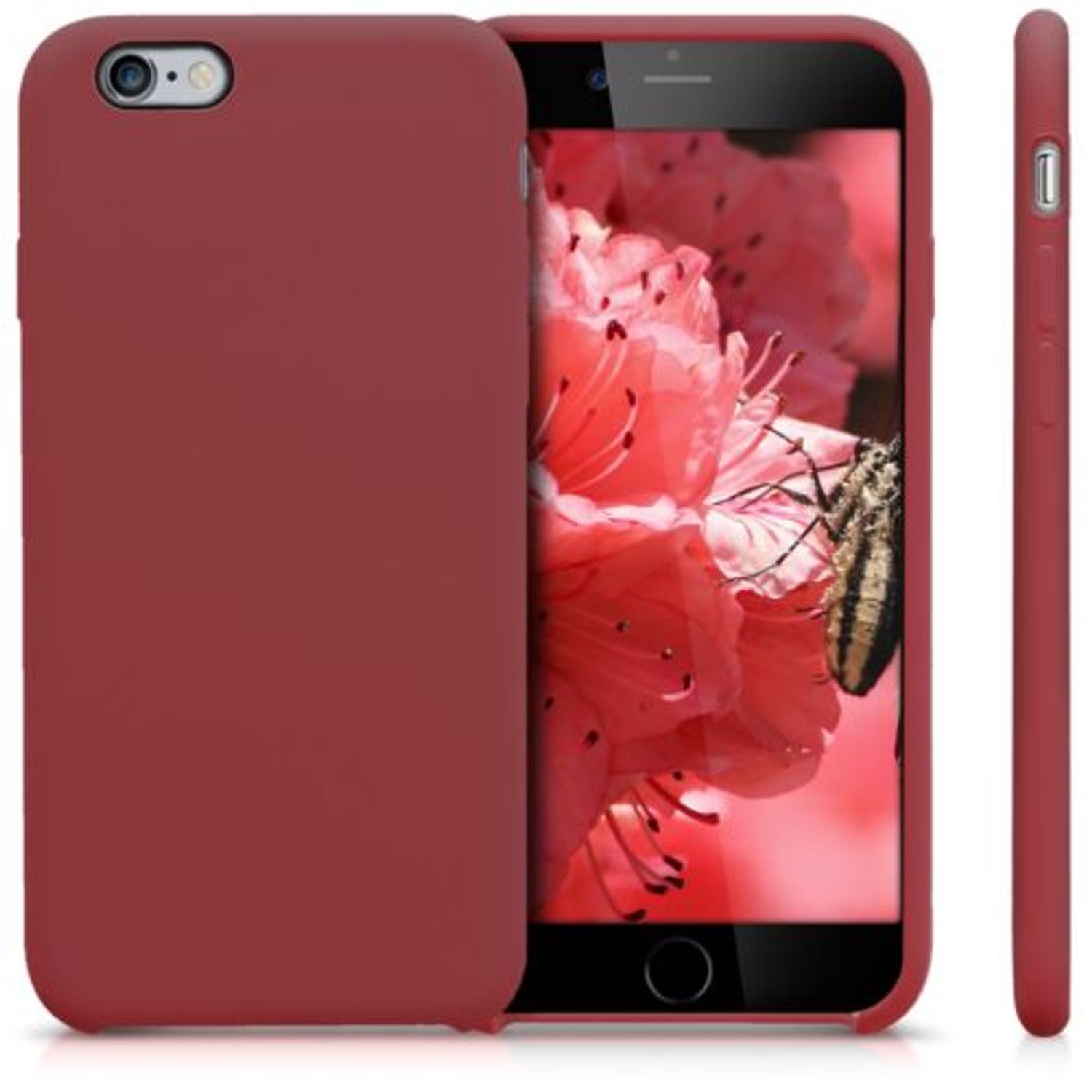 Husa pentru Apple iPhone 6/iPhone 6s, Silicon, Rosu, 40223.160 fotografia produsului View 2 L