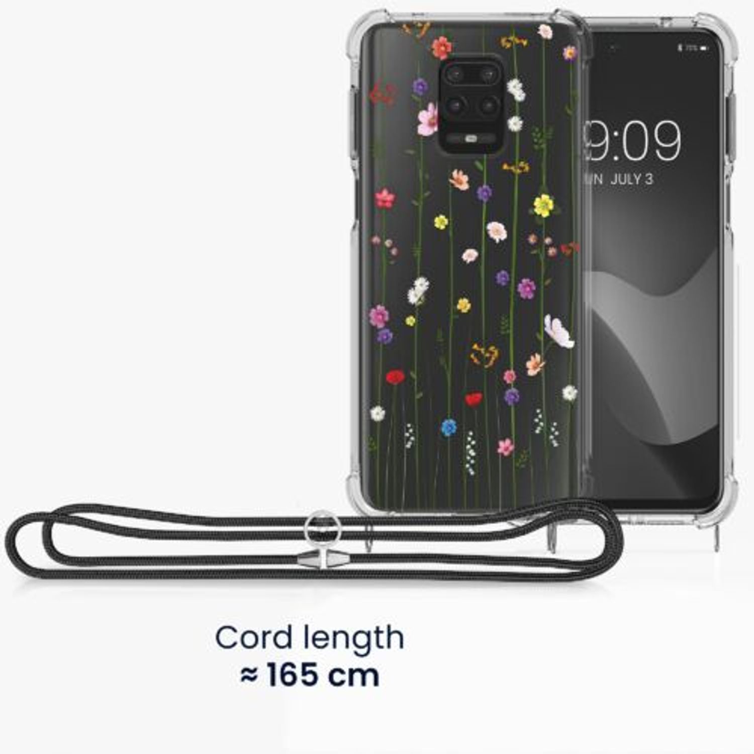 Husa Kwmobile pentru Xiaomi Redmi Note 9S/Redmi Note 9 Pro/Redmi Note 9 Pro Max, Silicon, Multicolor, 53148.08 fotografia produsului View 3 L