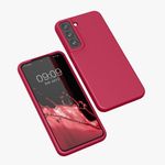 Husa Kwmobile pentru Samsung Galaxy S22, Silicon, Rosu, 56756.229 fotografia produsului
