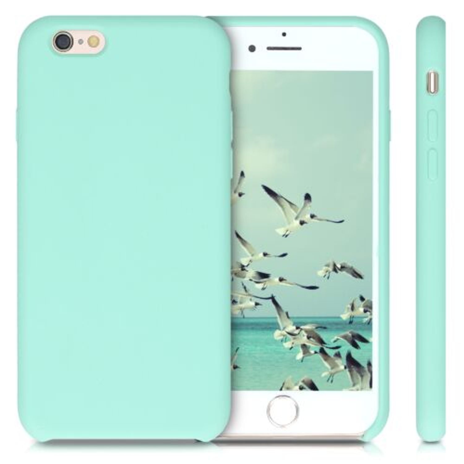 Husa pentru Apple iPhone 6/iPhone 6s, Silicon, Verde, 40223.176 fotografia produsului View 2 L