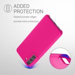 Husa Kwmobile pentru Samsung Galaxy S21 FE, Silicon, Roz, 55487.77 fotografia produsului View 5 S