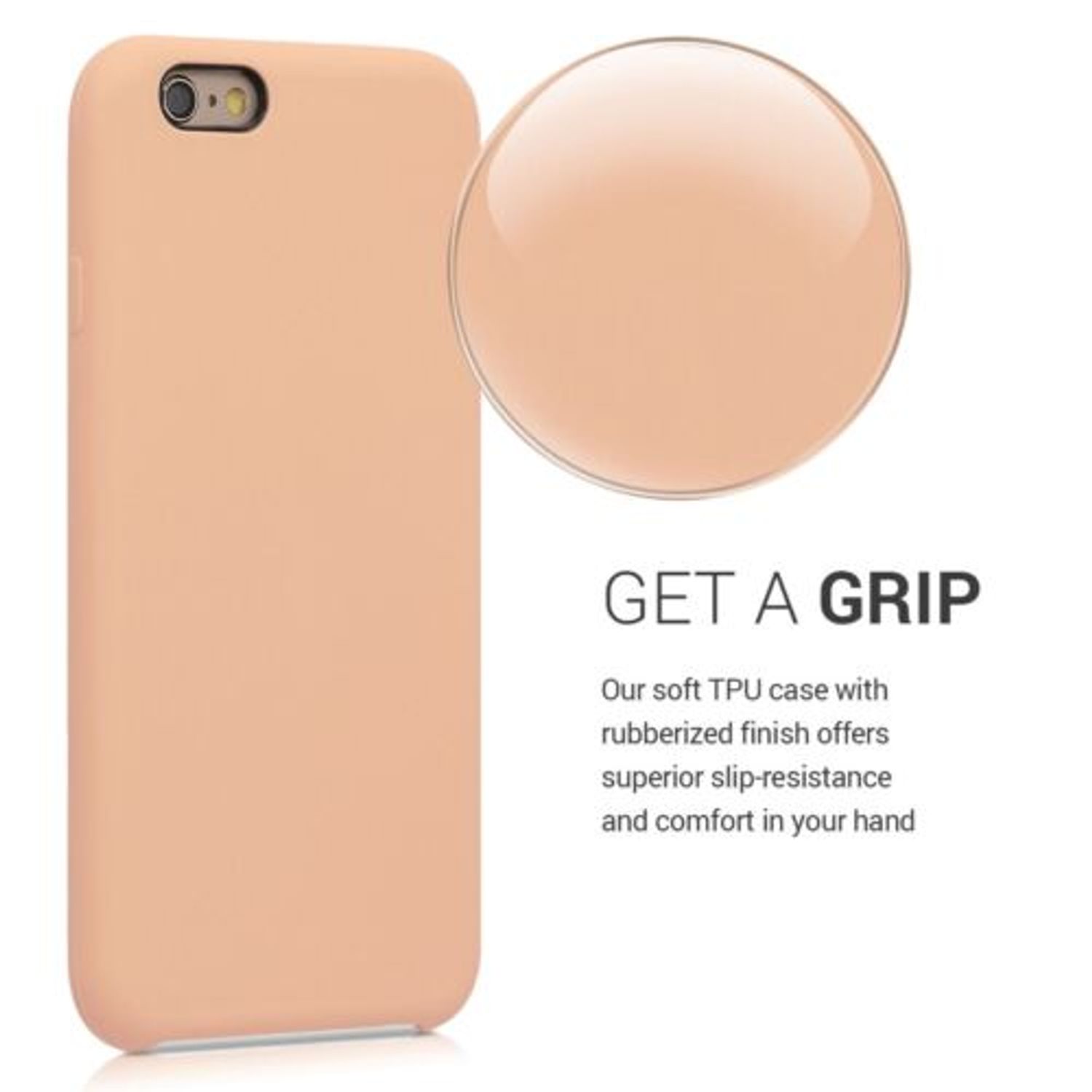 Husa pentru Apple iPhone 6/iPhone 6s, Silicon, Rose Gold, 40223.194 fotografia produsului View 13 L