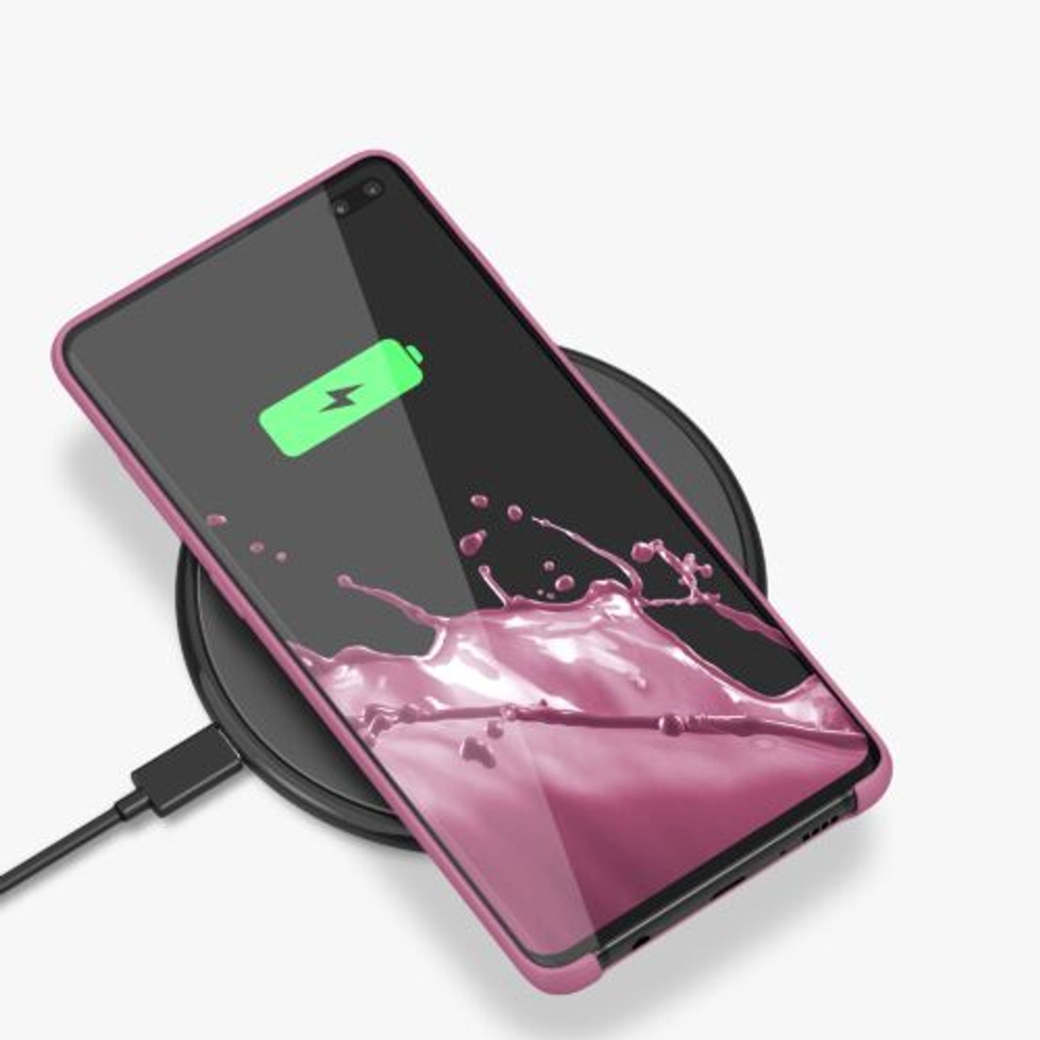 Husa Kwmobile pentru Samsung Galaxy S10 Plus, Silicon, Violet, 49028.167 fotografia produsului View 6 L