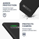 Husa Kwmobile pentru Samsung Galaxy S10 Plus, Silicon, Negru, 49028.01 fotografia produsului View 3 S