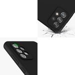 Husa Kwmobile pentru Samsung Galaxy A72, Silicon, Negru, 54359.01 fotografia produsului View 8 S