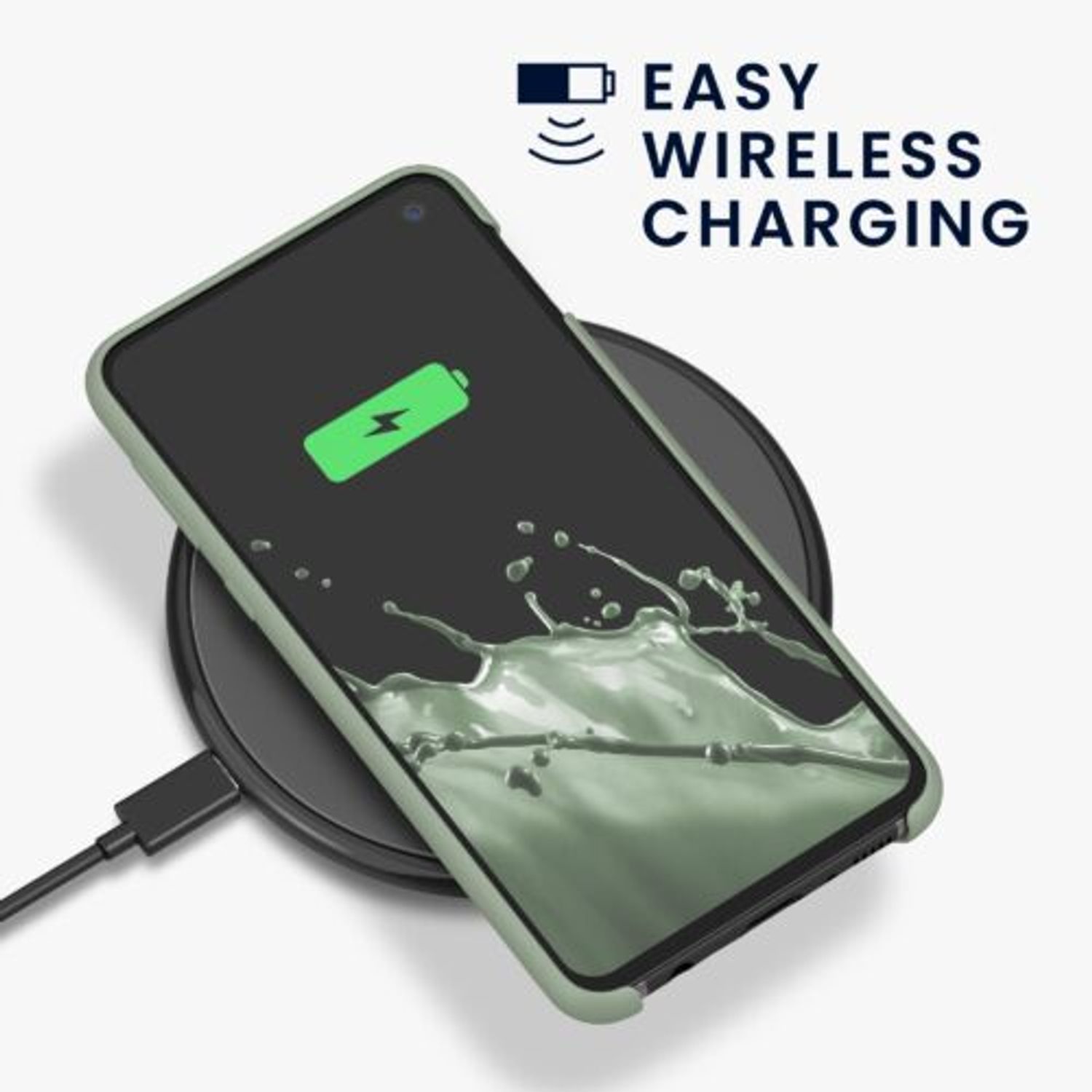 Husa Kwmobile pentru Samsung Galaxy S10e, Silicon, Verde, 47944.172 fotografia produsului View 10 L