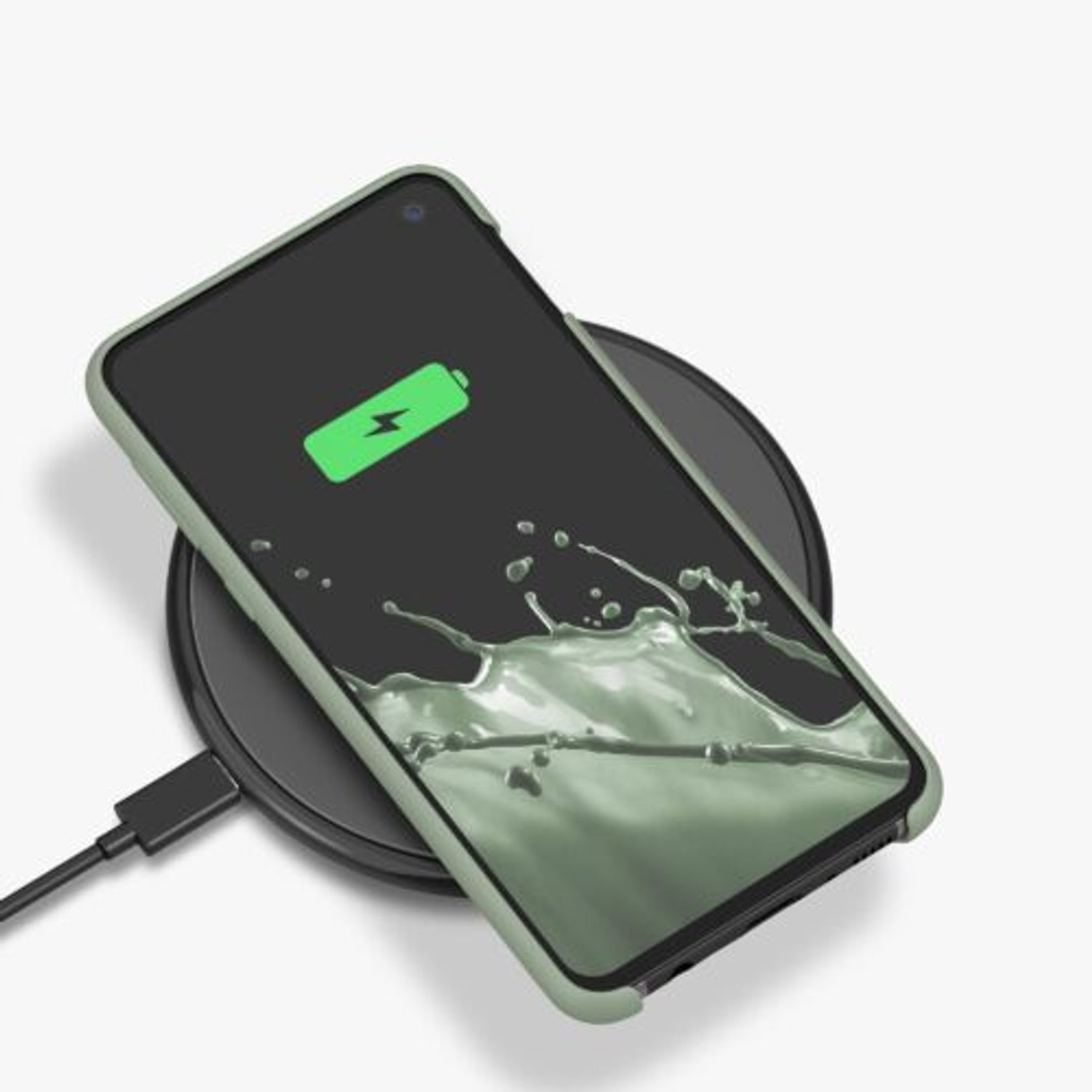 Husa Kwmobile pentru Samsung Galaxy S10e, Silicon, Verde, 47944.172 fotografia produsului View 5 L