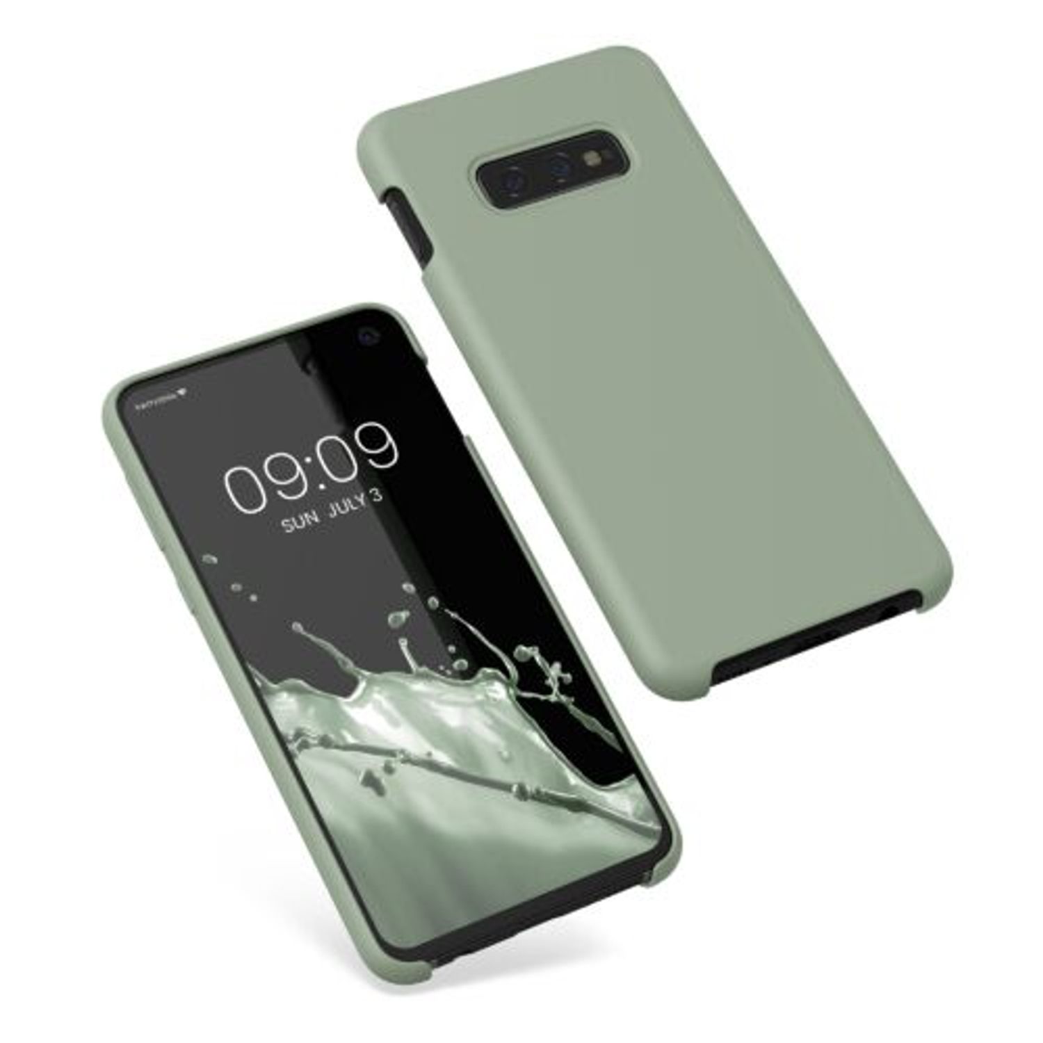 Husa Kwmobile pentru Samsung Galaxy S10e, Silicon, Verde, 47944.172 fotografia produsului