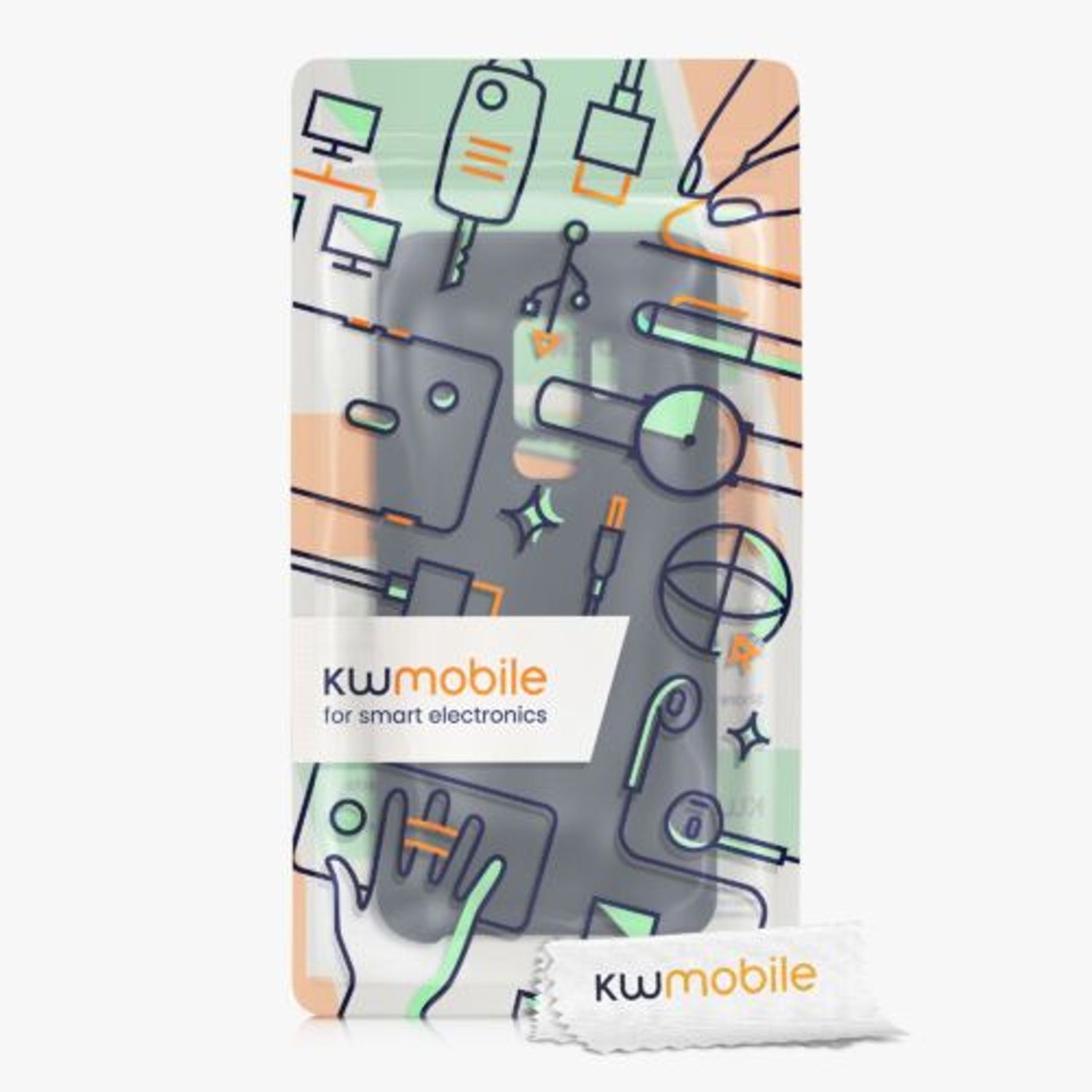Husa Kwmobile pentru Samsung Galaxy S9 Plus, Silicon, Albastru, 44183.186 fotografia produsului View 3 L
