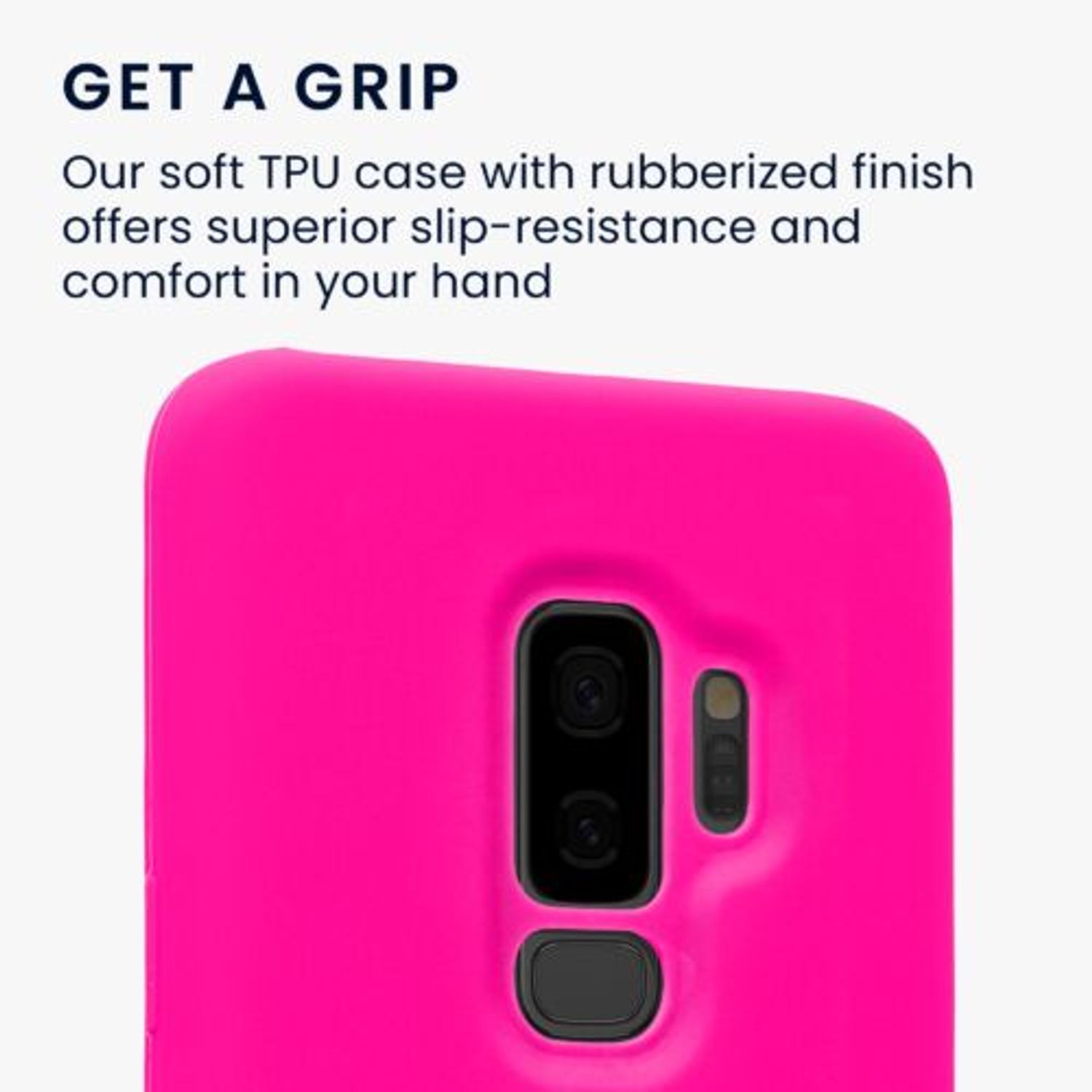 Husa Kwmobile pentru Samsung Galaxy S9 Plus, Silicon, Roz, 44183.77 fotografia produsului View 3 L