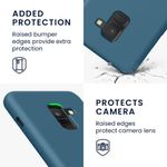 Husa Kwmobile pentru Samsung Galaxy A8 (2018), Silicon, Verde, 46378.57 fotografia produsului View 3 S
