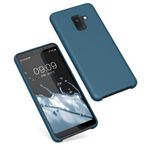 Husa Kwmobile pentru Samsung Galaxy A8 (2018), Silicon, Verde, 46378.57 fotografia produsului
