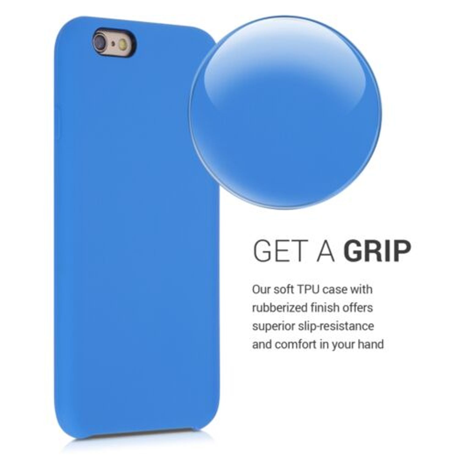 Husa pentru Apple iPhone 6/iPhone 6s, Silicon, Albastru, 40223.189 fotografia produsului View 4 L