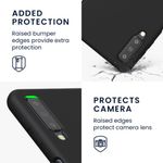 Husa Kwmobile pentru Samsung Galaxy A7 (2018), Silicon, Negru, 47730.01 fotografia produsului View 3 S