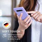 Husa Kwmobile pentru Samsung Galaxy S10, Silicon, Albastru, 47732.108 fotografia produsului View 3 S