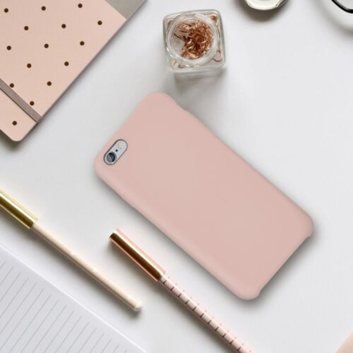 Husa pentru Apple iPhone 6/iPhone 6s, Silicon, Roz, 40223.10 fotografia produsului View 3 L