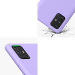 Husa Kwmobile pentru Samsung Galaxy A71, Silicon, Mov, 51209.222 fotografia produsului View 7 S