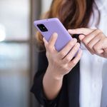 Husa Kwmobile pentru Samsung Galaxy A71, Silicon, Mov, 51209.222 fotografia produsului View 8 S