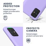 Husa Kwmobile pentru Samsung Galaxy A71, Silicon, Mov, 51209.222 fotografia produsului View 3 S