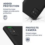 Husa Kwmobile pentru Samsung Galaxy A71, Silicon, Negru, 51209.01 fotografia produsului View 6 S