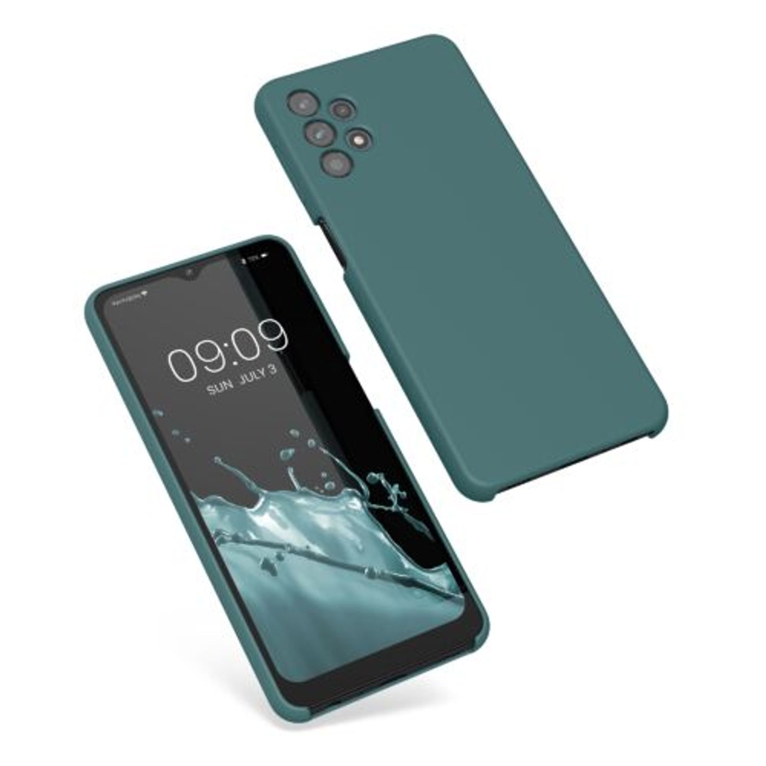 Husa Kwmobile pentru Samsung Galaxy A32 5G, Silicon, Verde, 54336.171 fotografia produsului