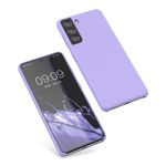 Husa Kwmobile pentru Samsung Galaxy S21, Silicon, Mov, 54056.108 fotografia produsului
