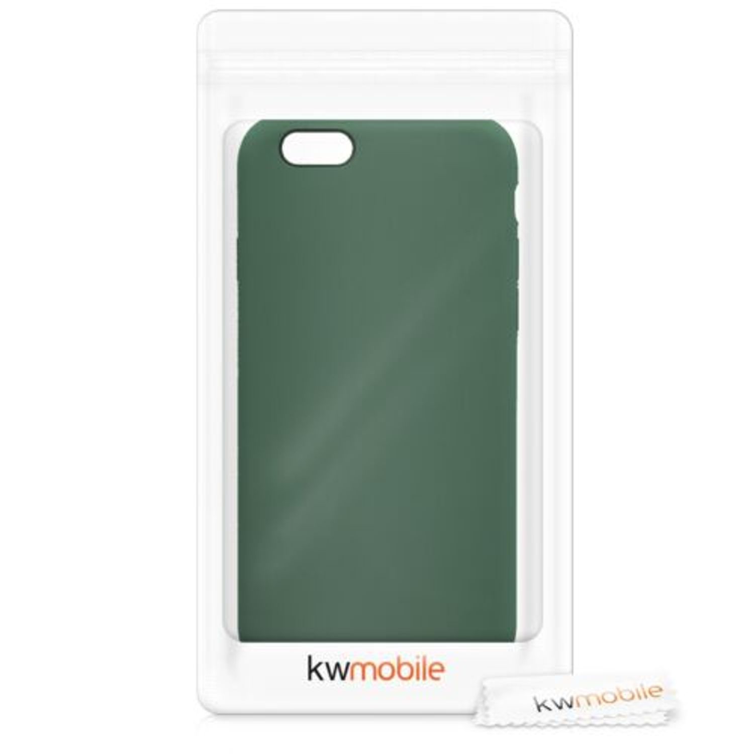 Husa pentru Apple iPhone 6/iPhone 6s, Silicon, Verde, 40223.80 fotografia produsului View 8 L