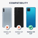 Husa Kwmobile pentru Samsung Galaxy A12, Silicon, Verde, 54442.57 fotografia produsului View 5 S