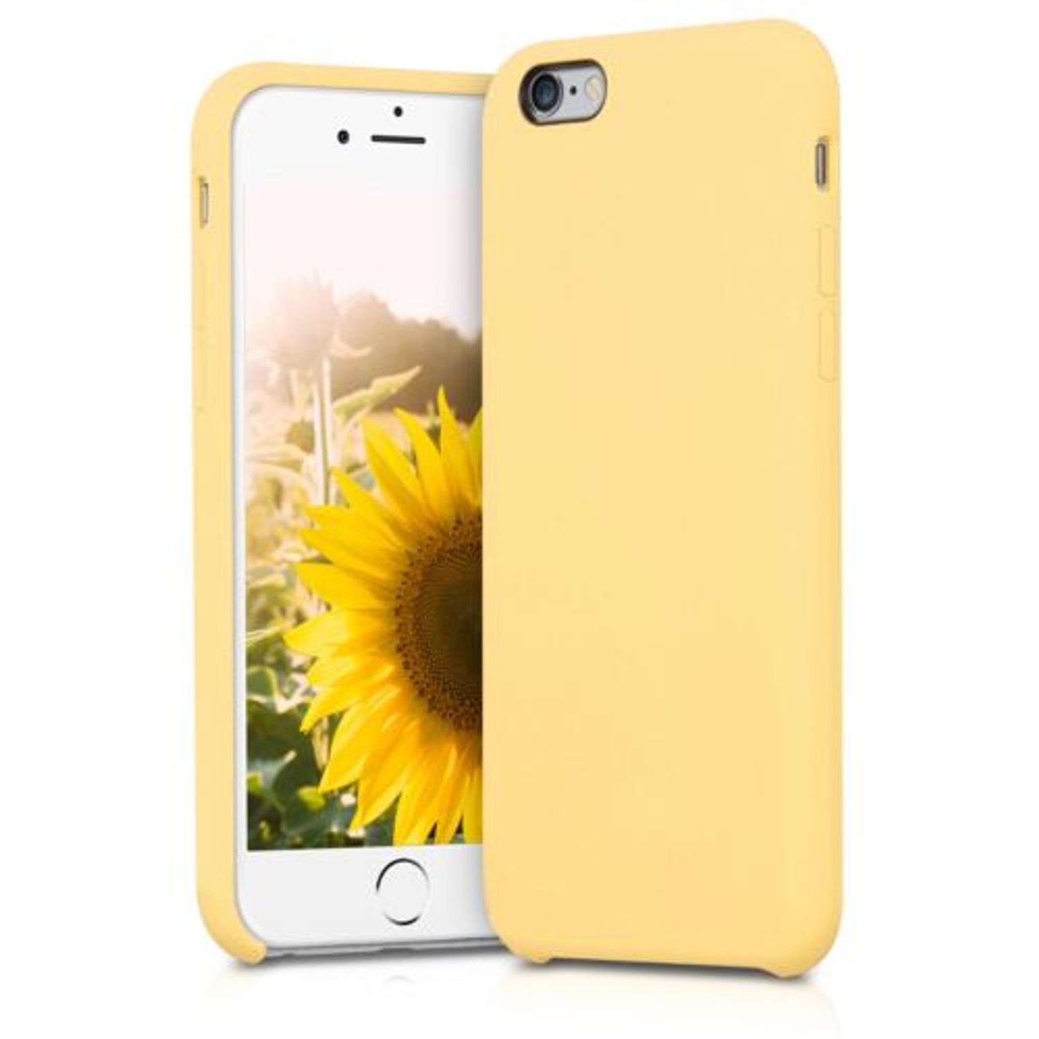 Husa pentru Apple iPhone 6/iPhone 6s, Silicon, Galben, 40223.49 fotografia produsului