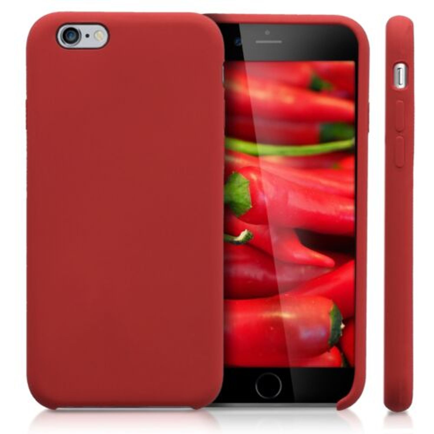 Husa pentru Apple iPhone 6/iPhone 6s, Silicon, Rosu, 40223.20 fotografia produsului View 2 L