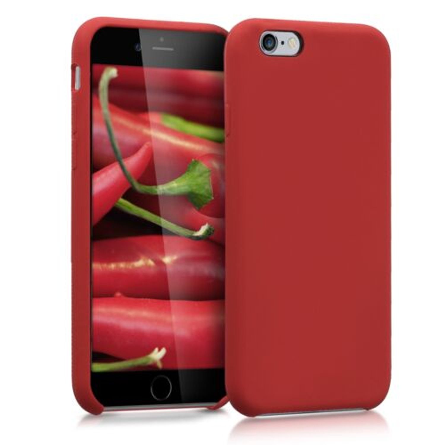 Husa pentru Apple iPhone 6/iPhone 6s, Silicon, Rosu, 40223.20 fotografia produsului