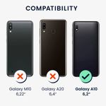Husa Kwmobile pentru Samsung Galaxy A10, Silicon, Verde, 52028.57 fotografia produsului View 8 S