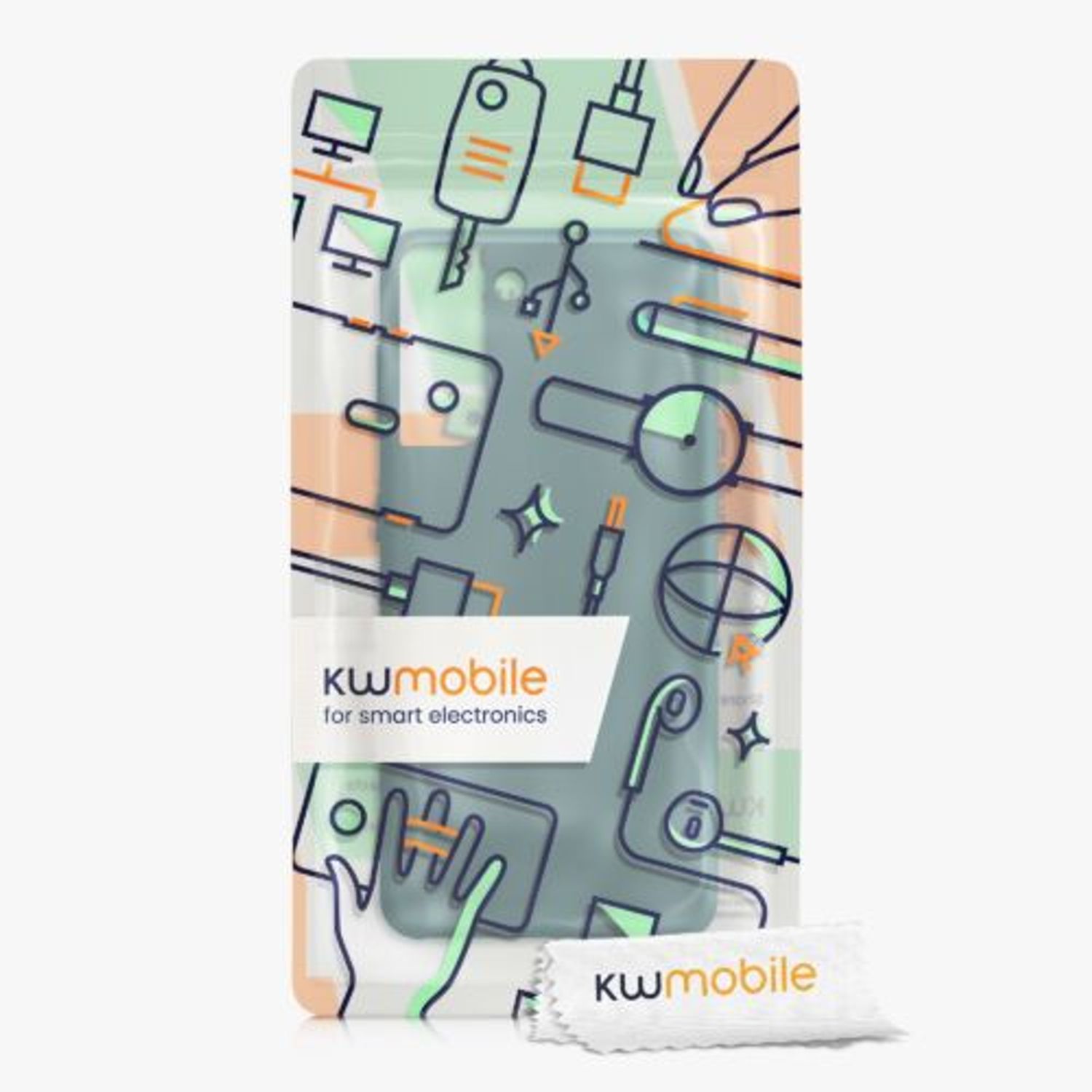 Husa Kwmobile pentru Samsung Galaxy S21, Silicon, Verde, 54056.171 fotografia produsului View 7 L