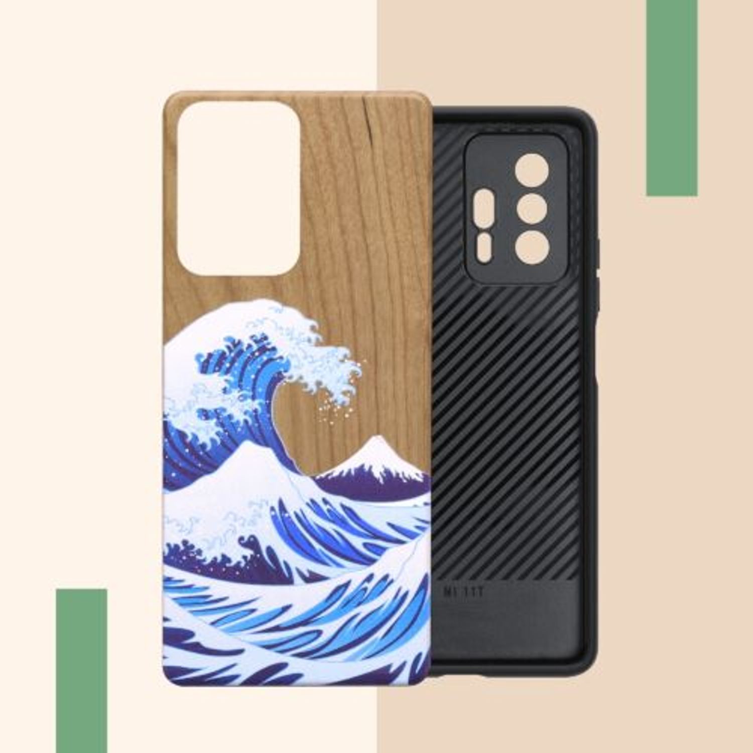 Husa Kwmobile pentru Xiaomi 11T/11T Pro, Lemn, Multicolor, 56795.05 fotografia produsului View 9 L