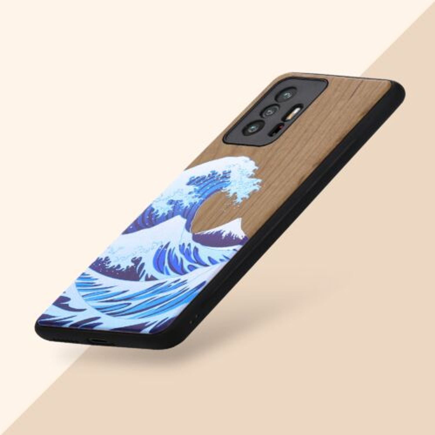 Husa Kwmobile pentru Xiaomi 11T/11T Pro, Lemn, Multicolor, 56795.05 fotografia produsului View 10 L