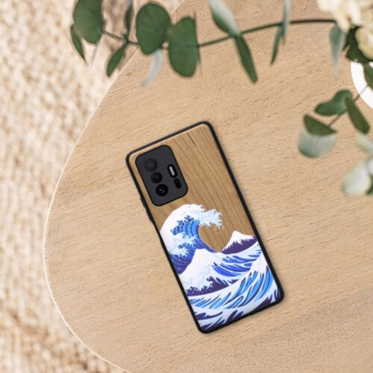 Husa Kwmobile pentru Xiaomi 11T/11T Pro, Lemn, Multicolor, 56795.05 fotografia produsului View 2 L