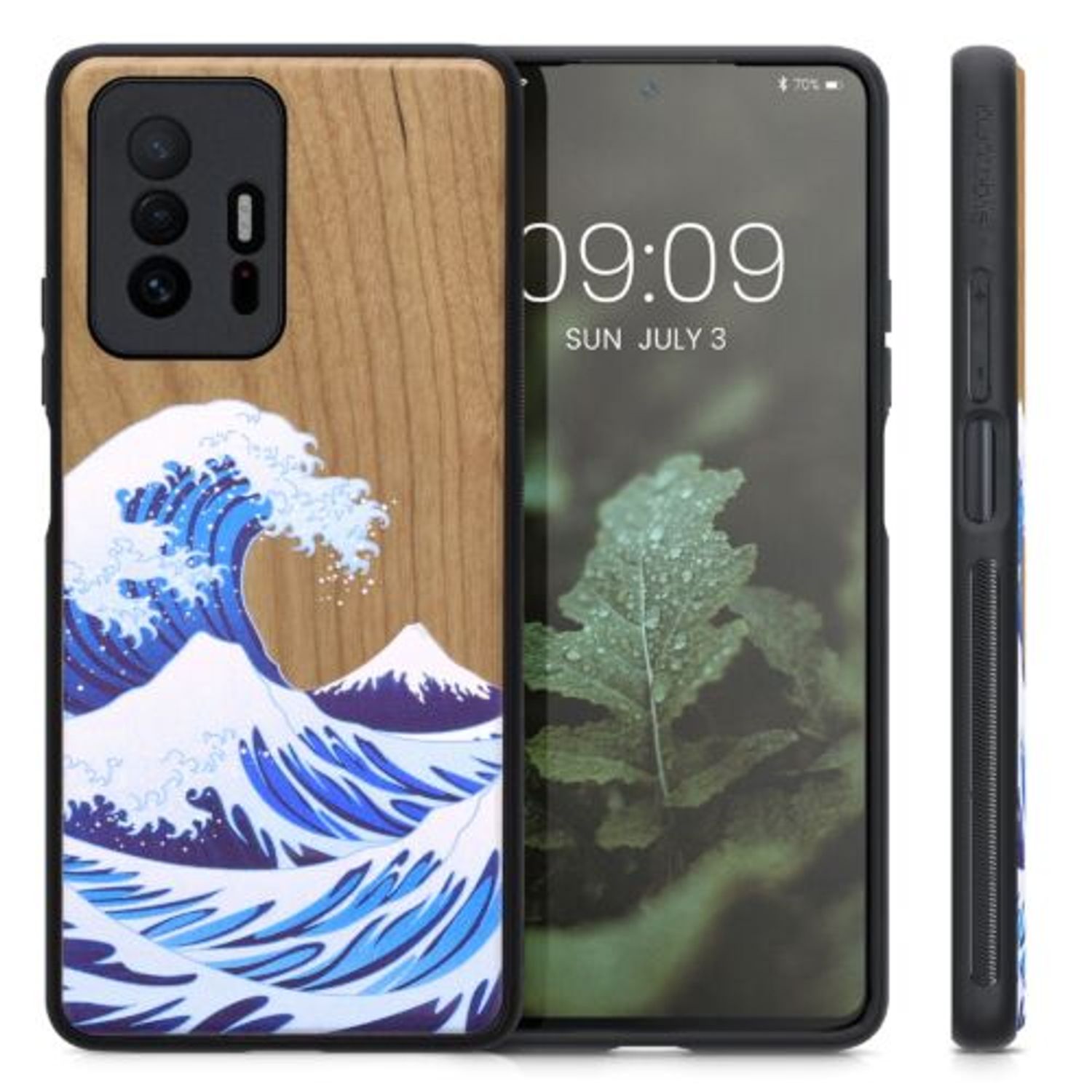 Husa Kwmobile pentru Xiaomi 11T/11T Pro, Lemn, Multicolor, 56795.05 fotografia produsului
