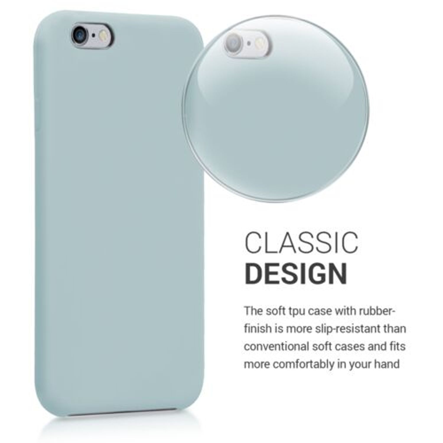 Husa pentru Apple iPhone 6/iPhone 6s, Silicon, Gri, 40223.22 fotografia produsului View 4 L