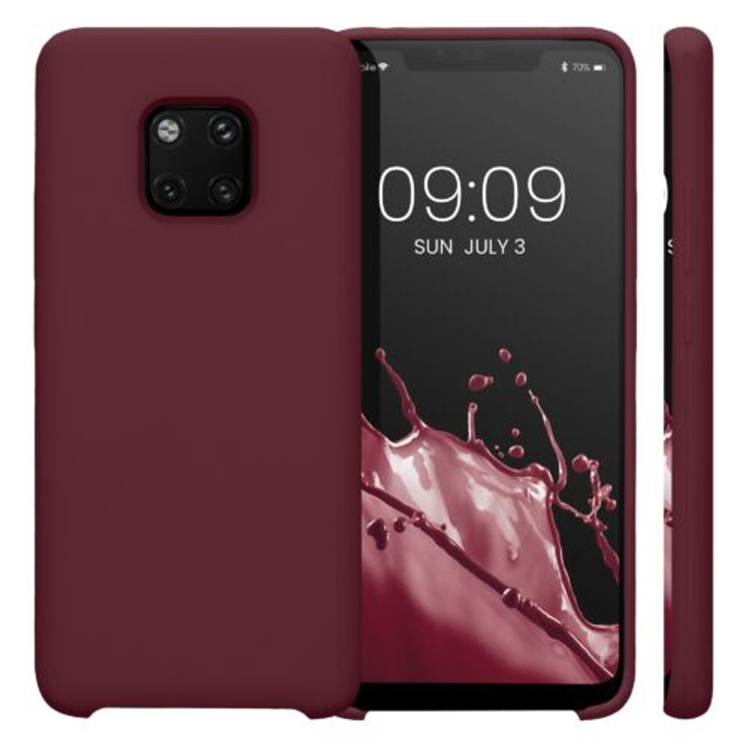 Husa Kwmobile pentru Huawei Mate 20 Pro, Silicon, Violet, 52287.190 fotografia produsului
