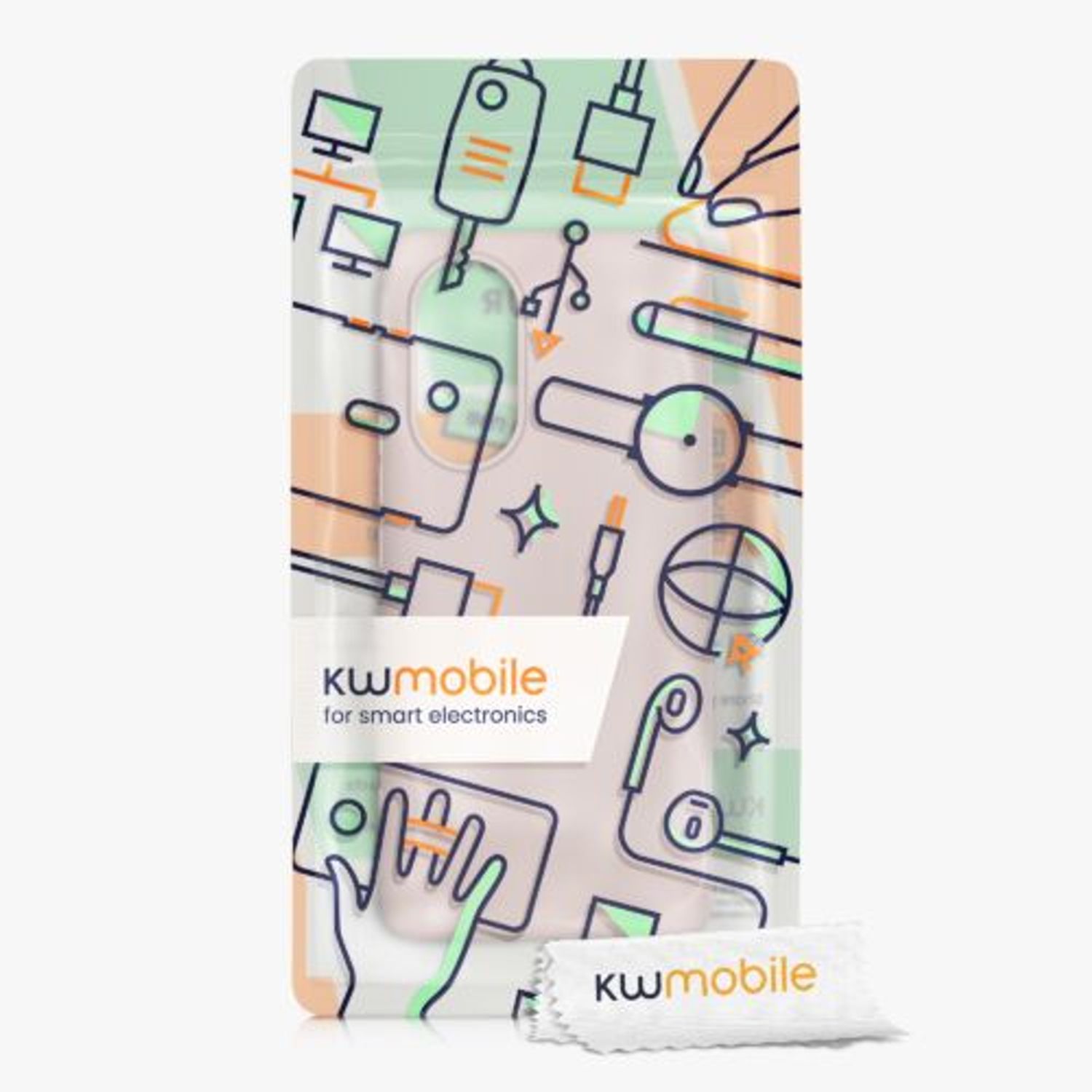 Husa Kwmobile pentru Honor 50, Silicon, Roz, 55409.225 fotografia produsului View 7 L